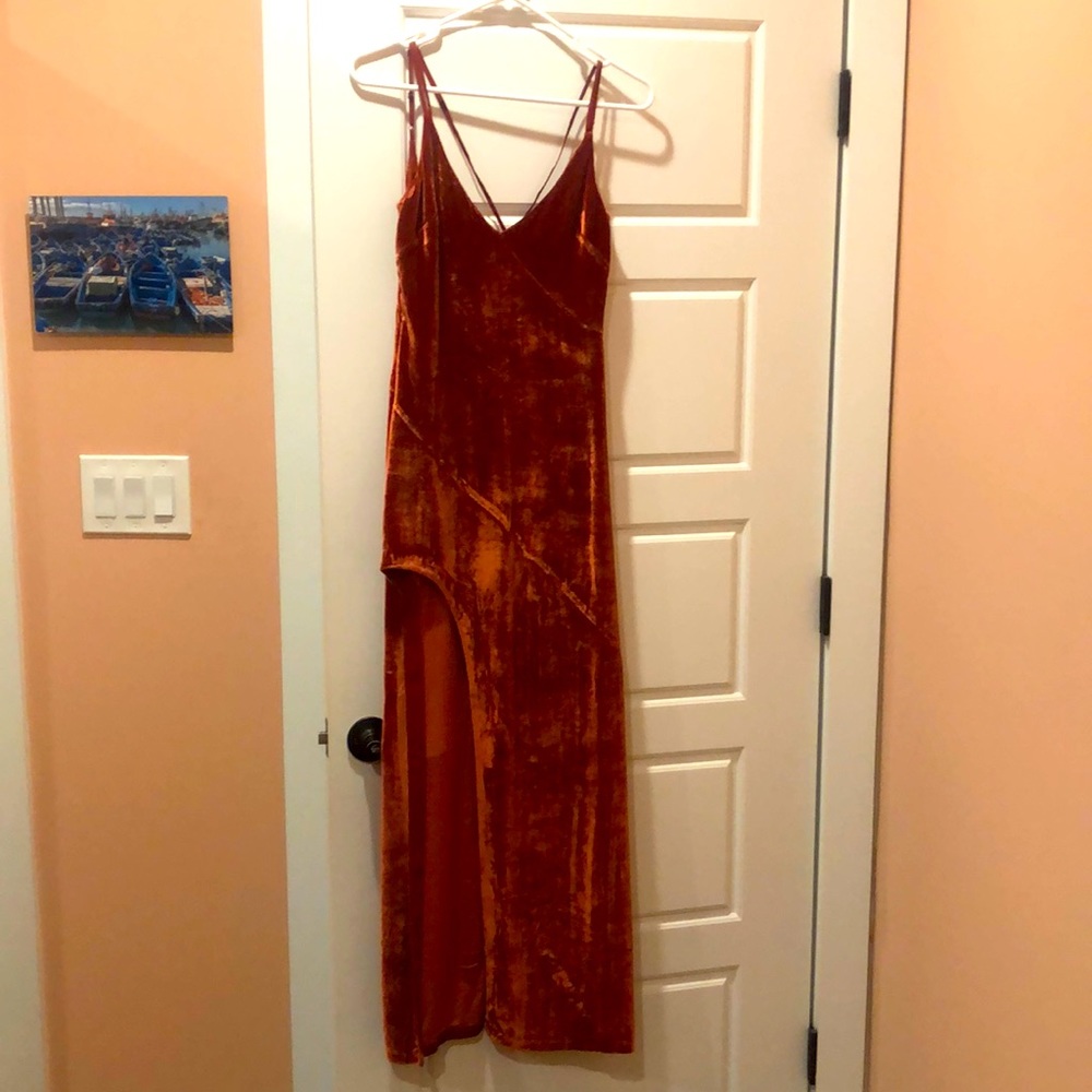 For love and lemons burnt orange velvet